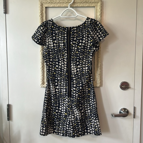 TOPSHOP | Kate Moss Collab Black and Silver Heart and Spades Sheath Mini Dress - Picture 5 of 9